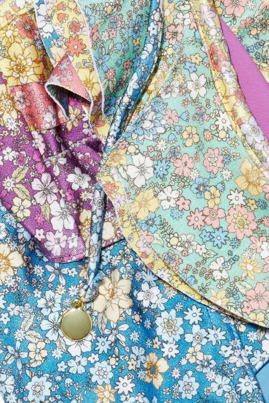 ZIMMERMANN Carnaby ruffled floral-print bikini
