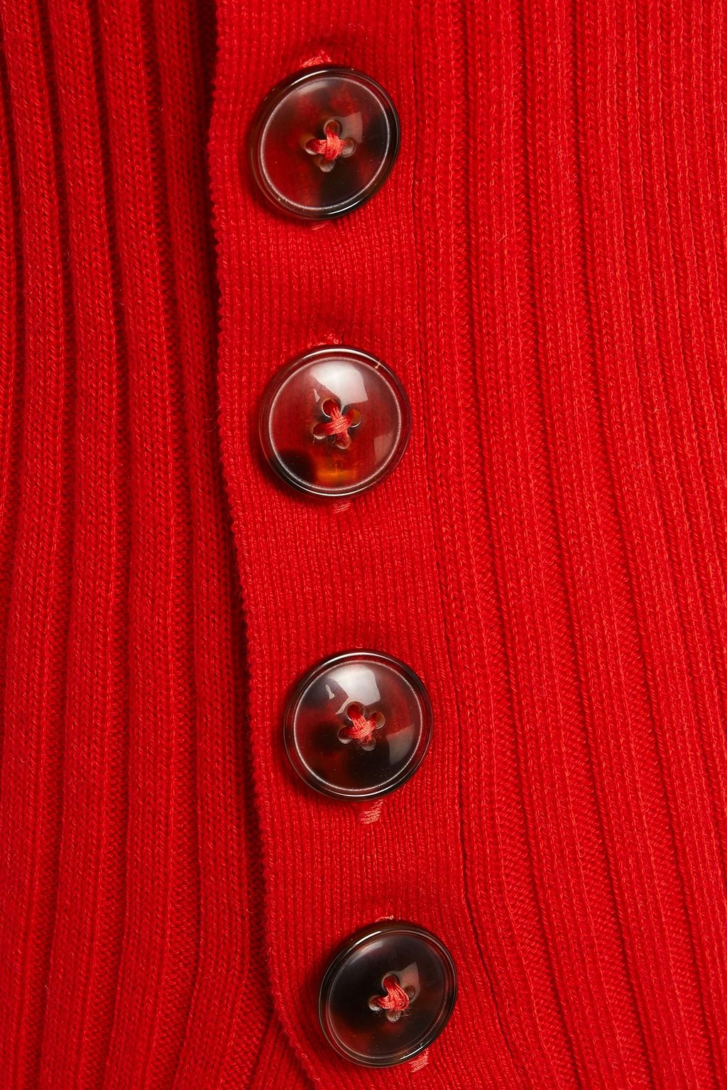 AUTUMN CASHMERE Ribbed cotton sweater
