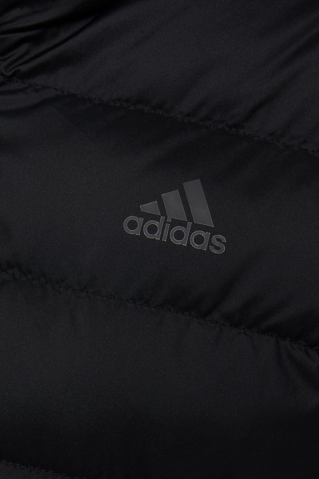 ADIDAS Quilted shell hooded jacket