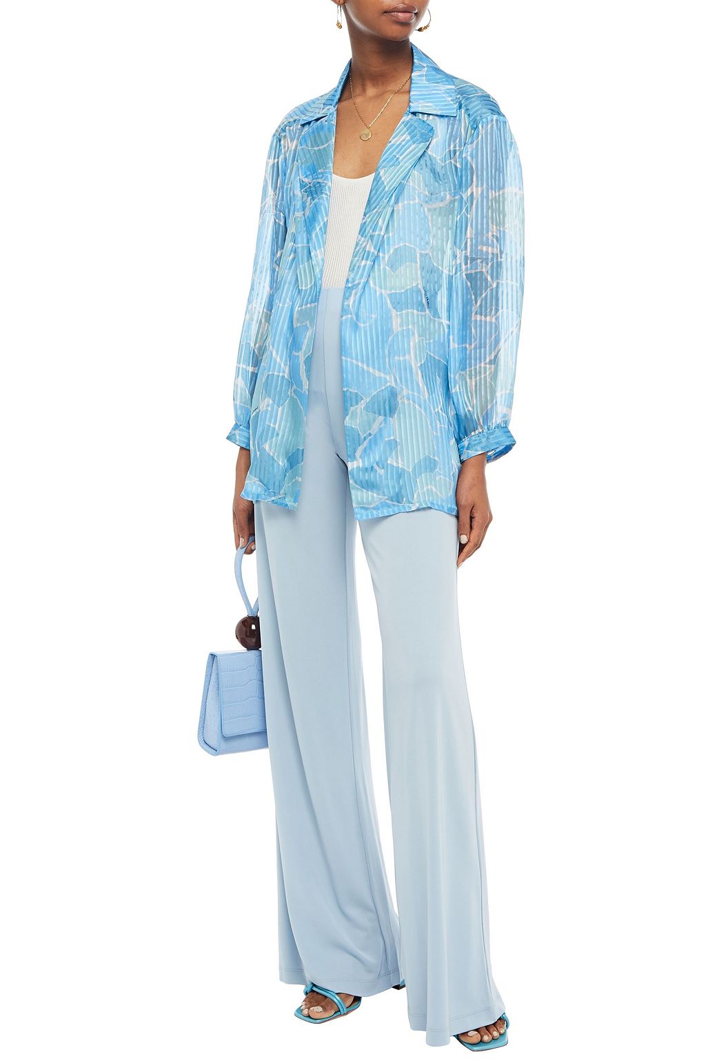 MISSONI Printed silk-jacquard jacket