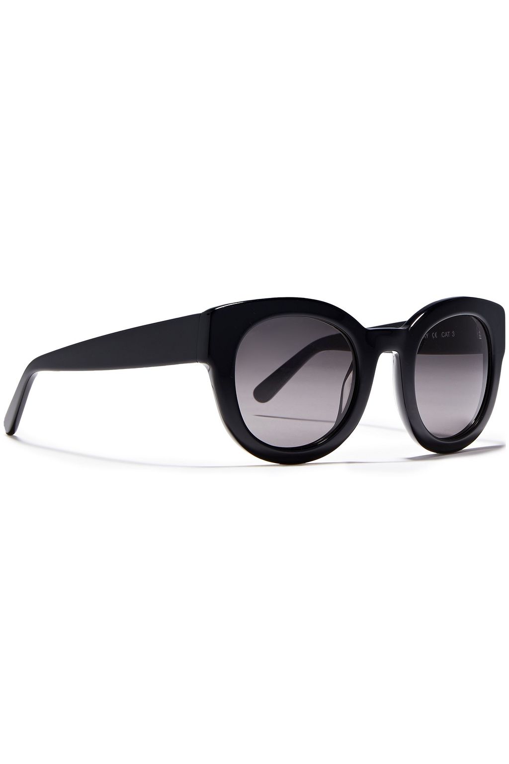 GANNI Round-frame acetate sunglasses