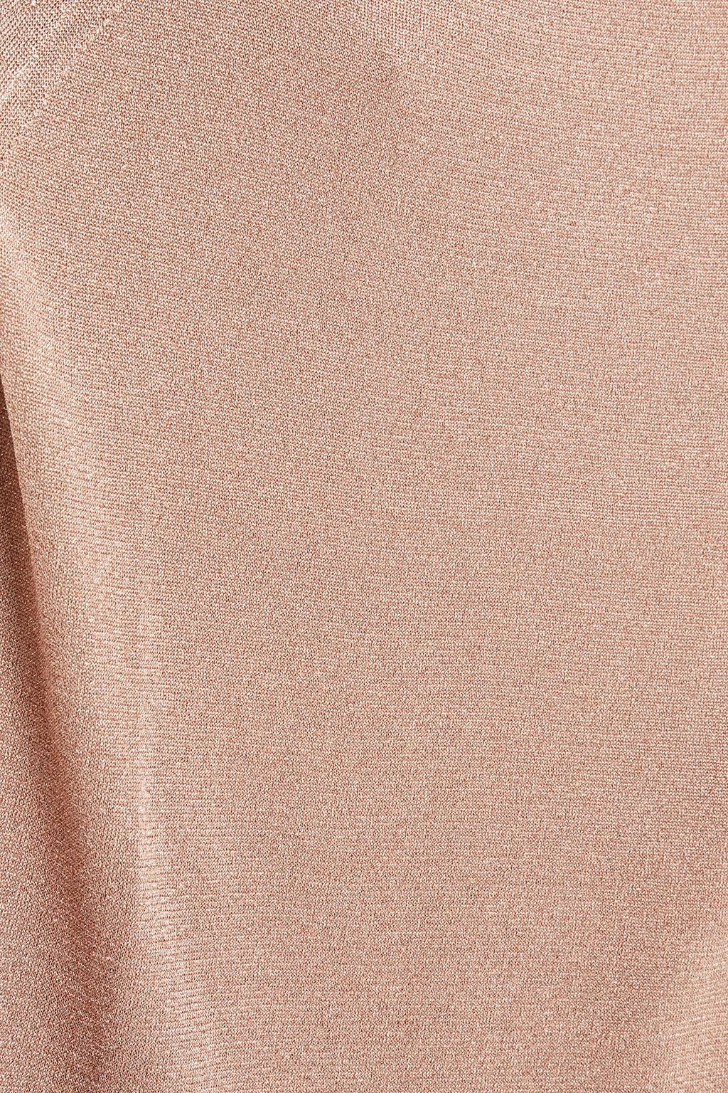 MISSONI Metallic crochet-knit top