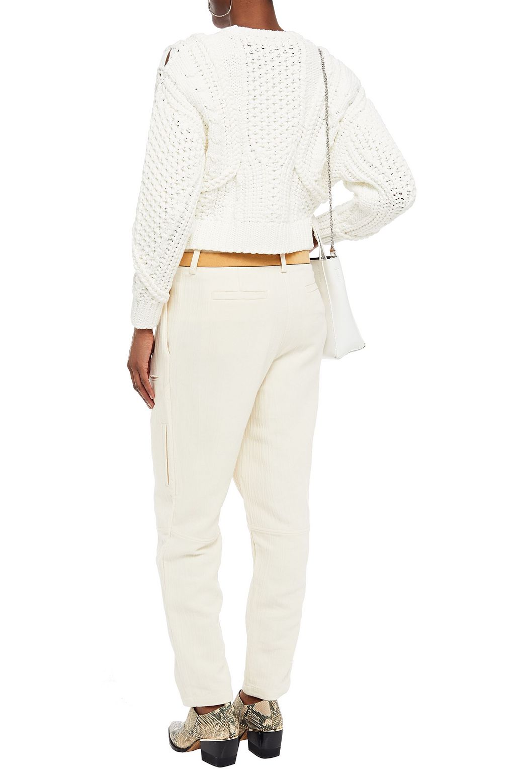 IRO Parly pleated cotton-twill tapered pants