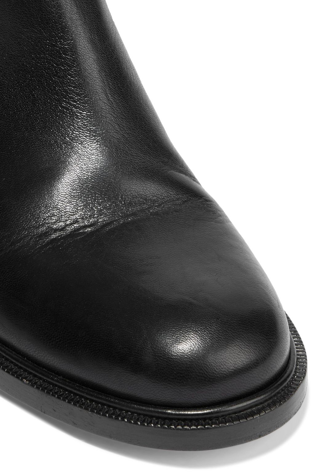 VALENTINO GARAVANI Rockstud stretch-leather over-the-knee boots
