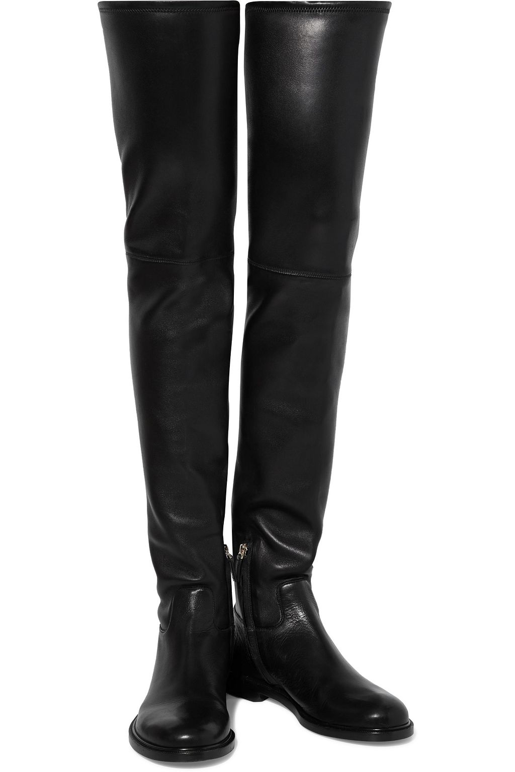 VALENTINO GARAVANI Rockstud stretch-leather over-the-knee boots