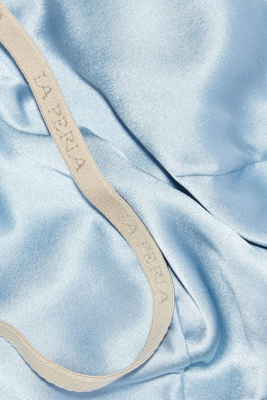 LA PERLA Stretch silk-satin triangle bra