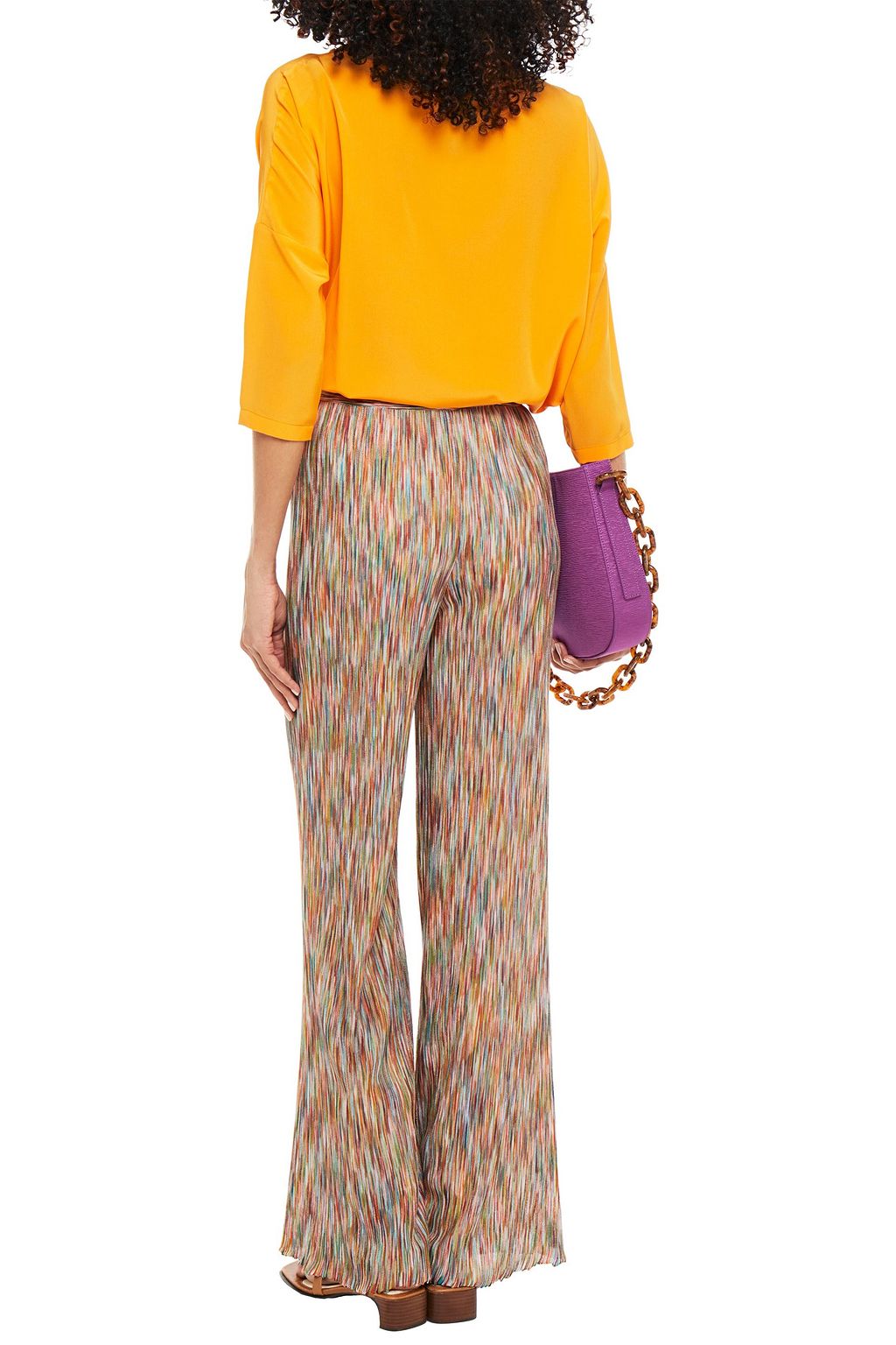 MISSONI Crochet-knit cotton-blend wide-leg pants