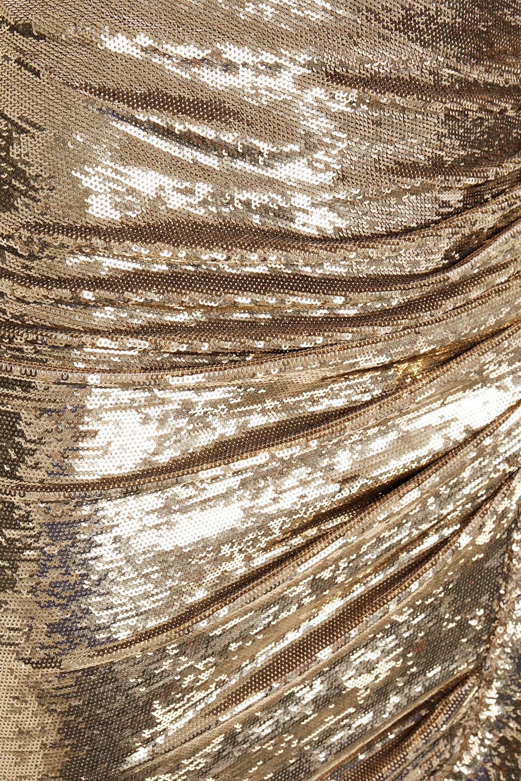 IRO Aria draped sequined woven mini skirt