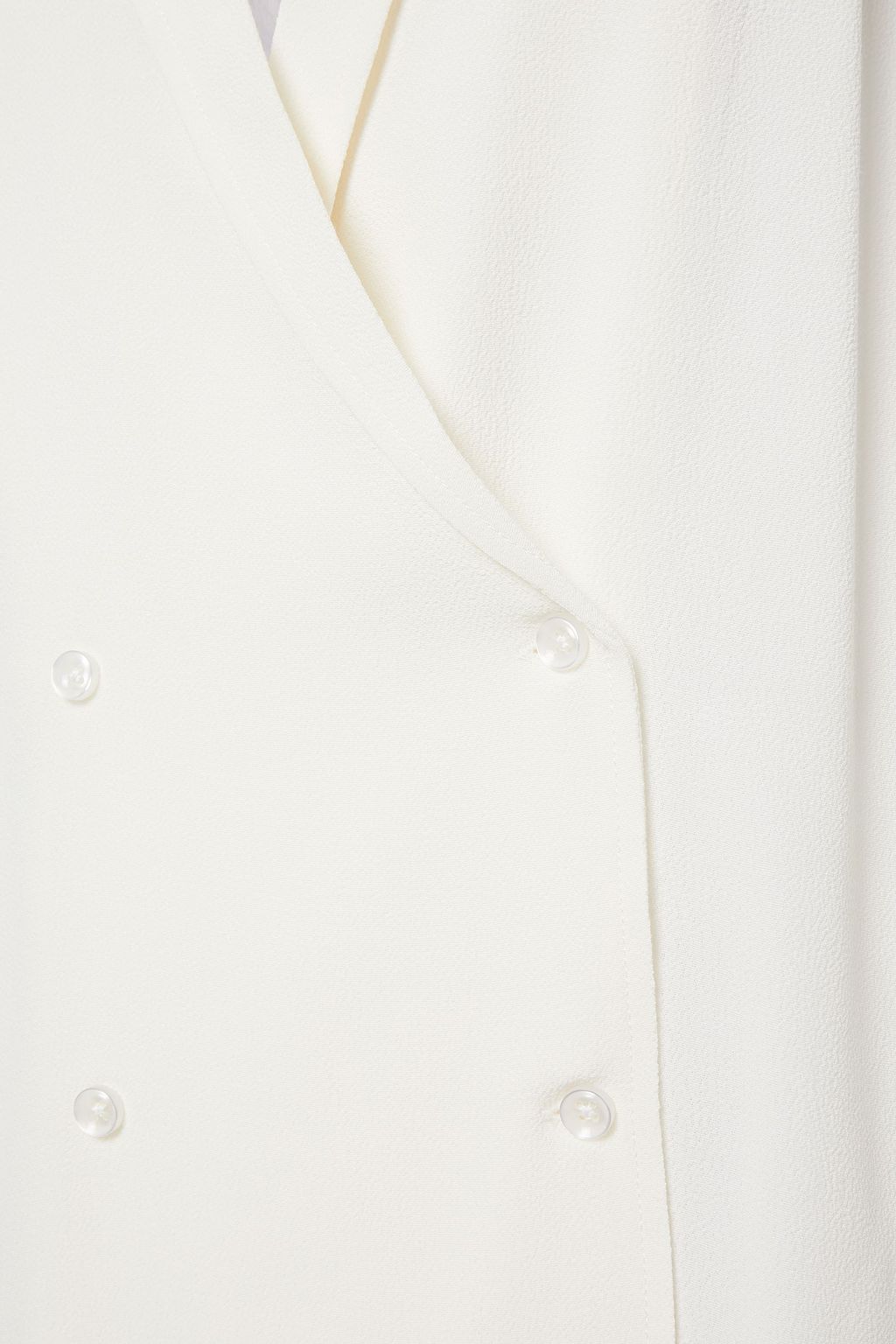 REMAIN BIRGER CHRISTENSEN Double-breasted pleated crepe blouse