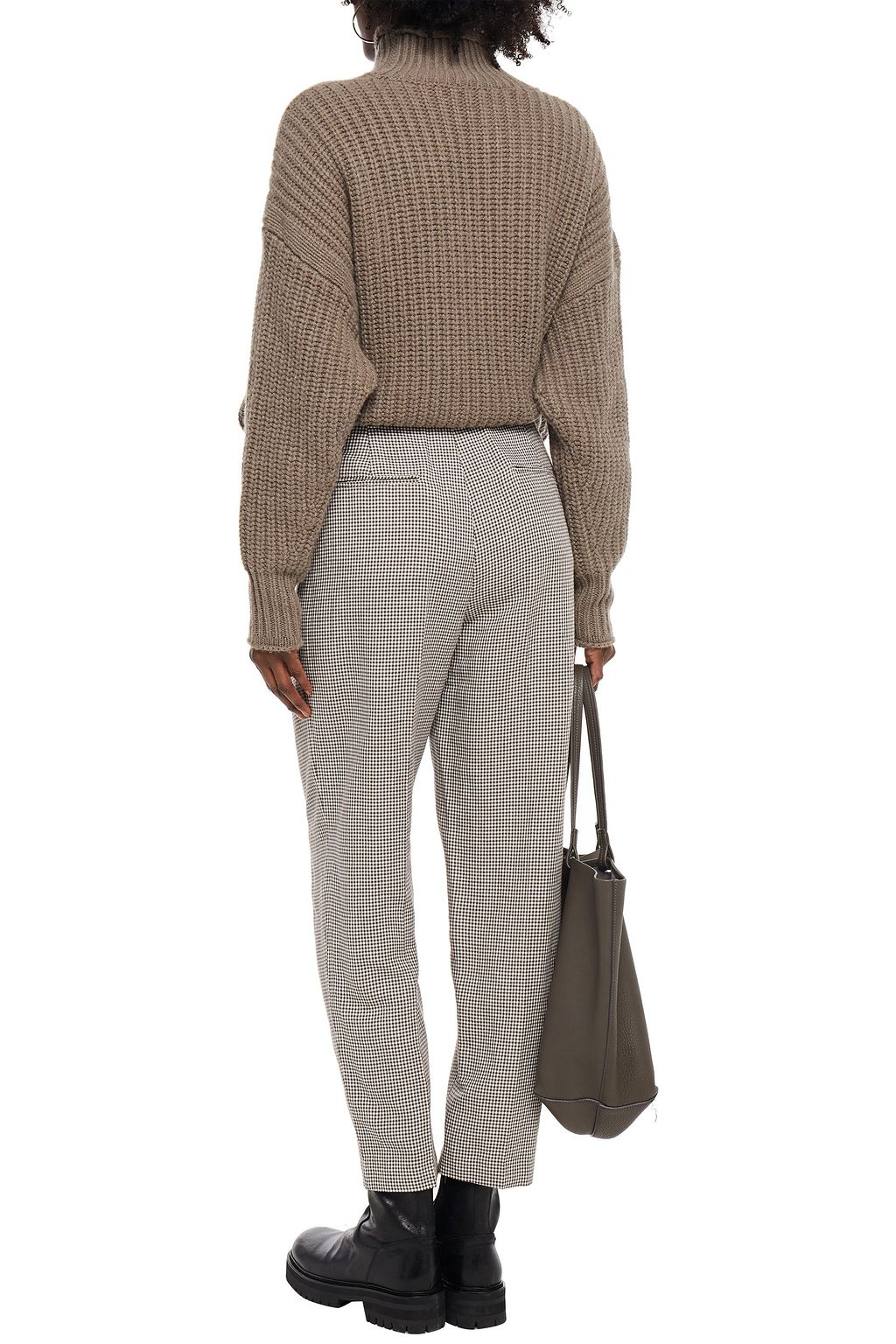 REMAIN BIRGER CHRISTENSEN Paris pleated jacquard tapered pants