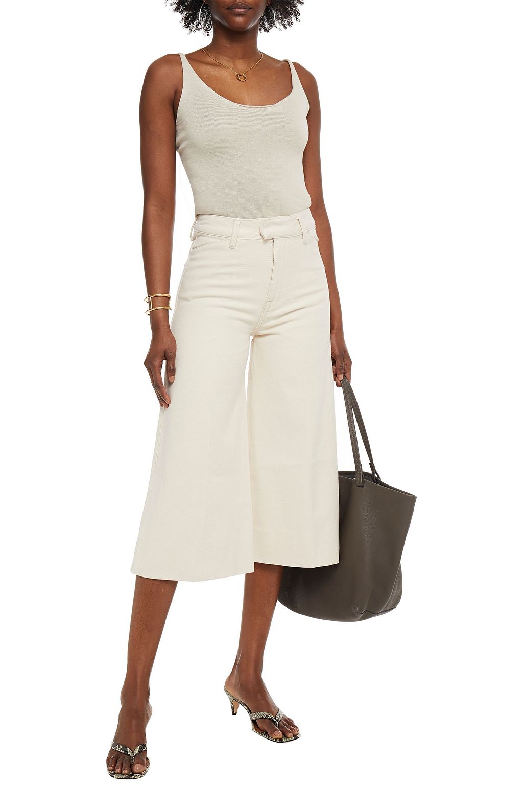 REMAIN BIRGER CHRISTENSEN Bernadette cotton-drill culottes
