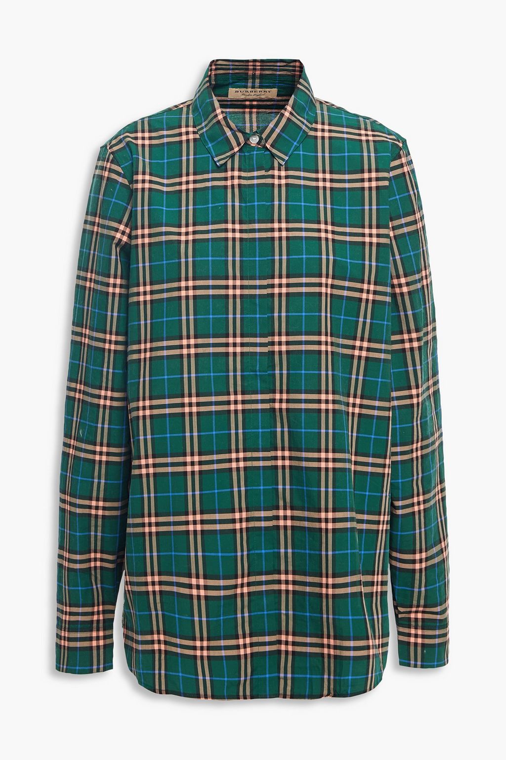 Burberry green plaid shirt shop