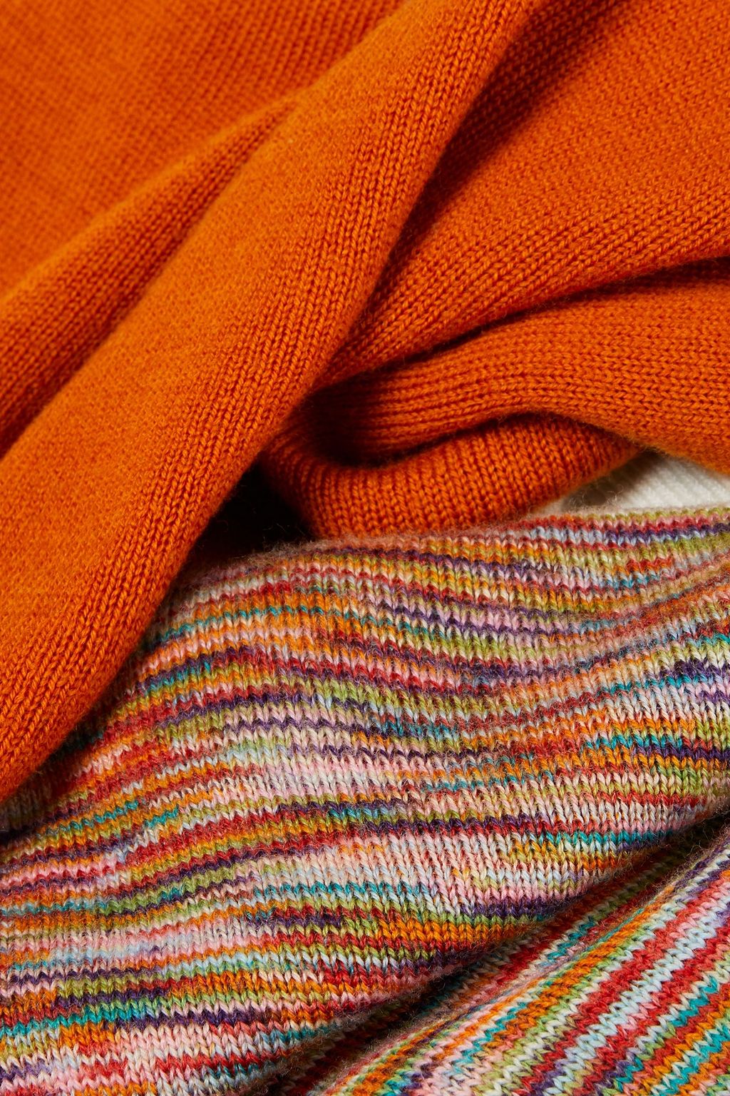 MISSONI Intarsia wool scarf