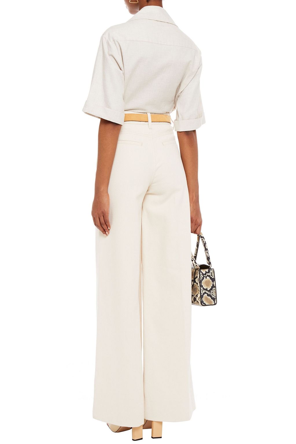REMAIN BIRGER CHRISTENSEN Bernadette cotton-twill wide-leg pants