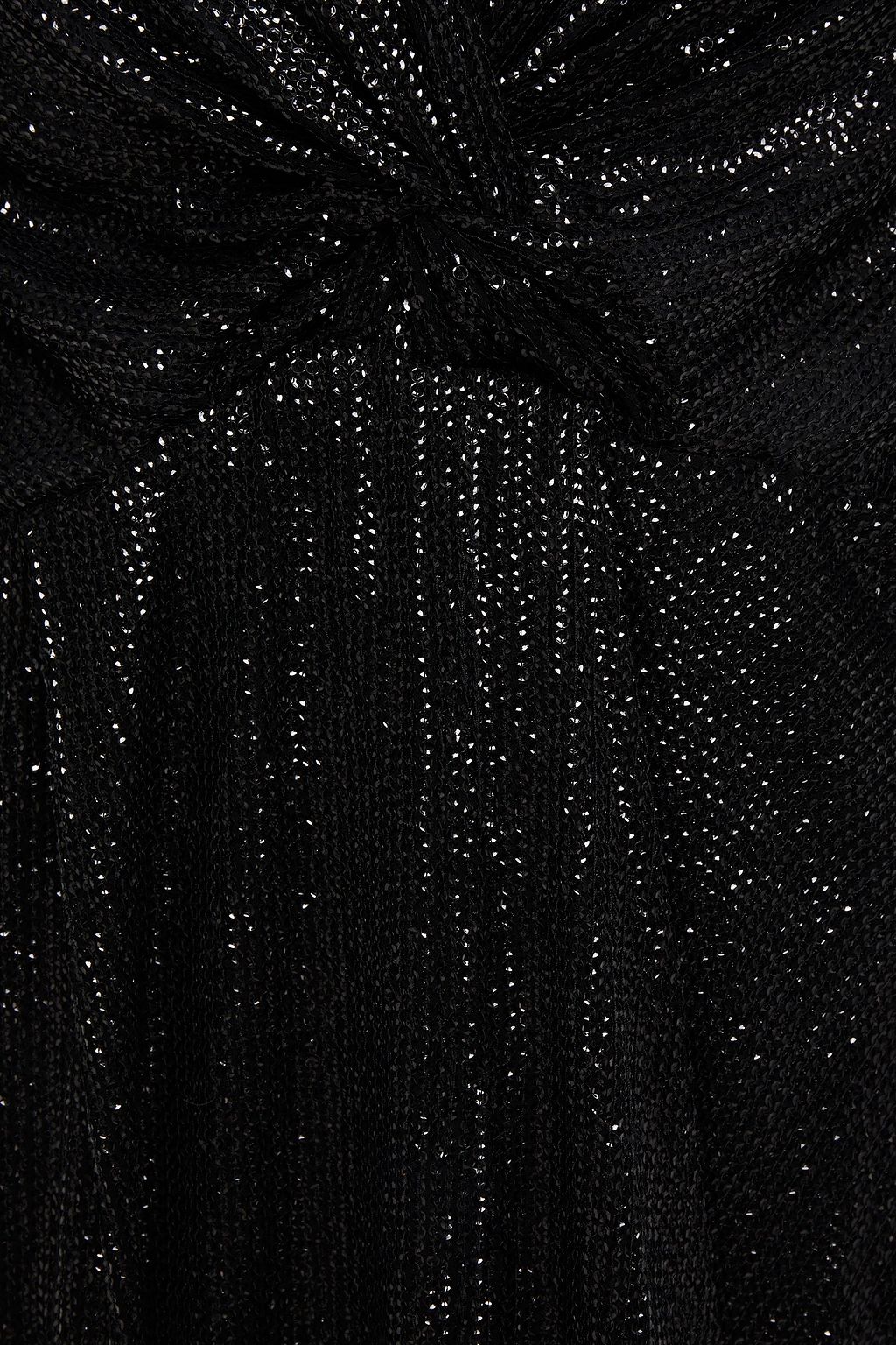 IRO Twist-front sequined georgette mini dress