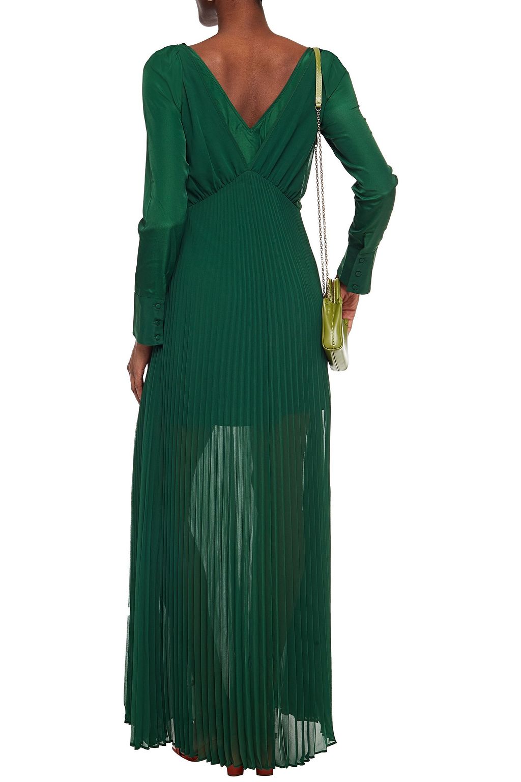SELF-PORTRAIT Plissé chiffon gown