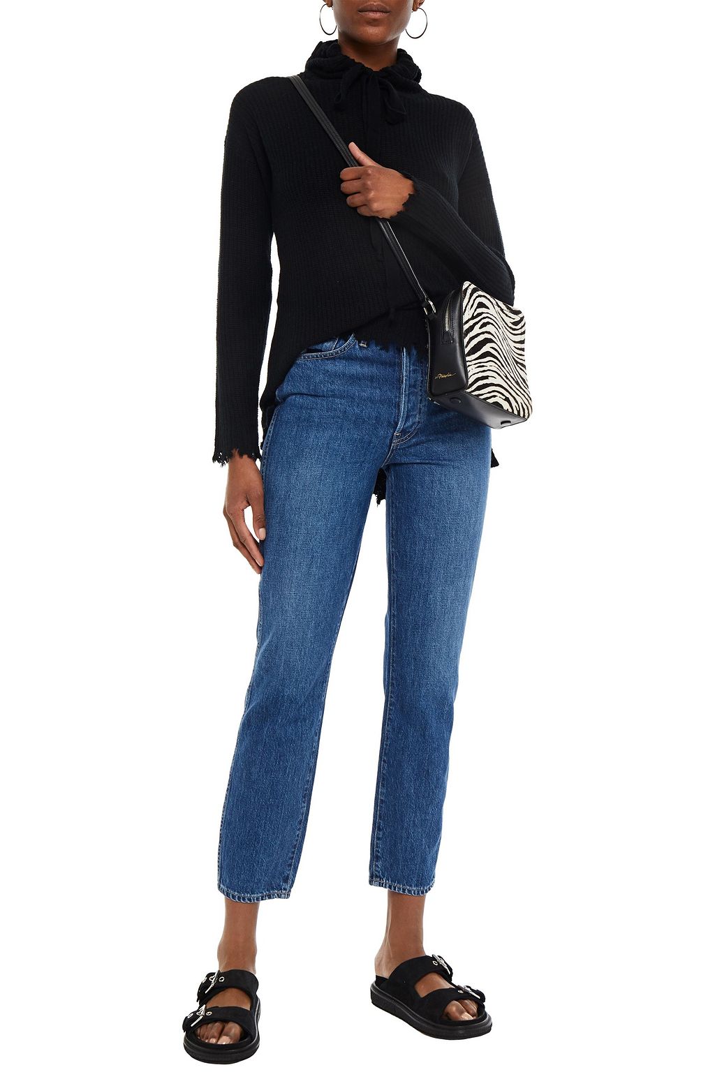 3X1 NYC Claudia high-rise straight-leg jeans