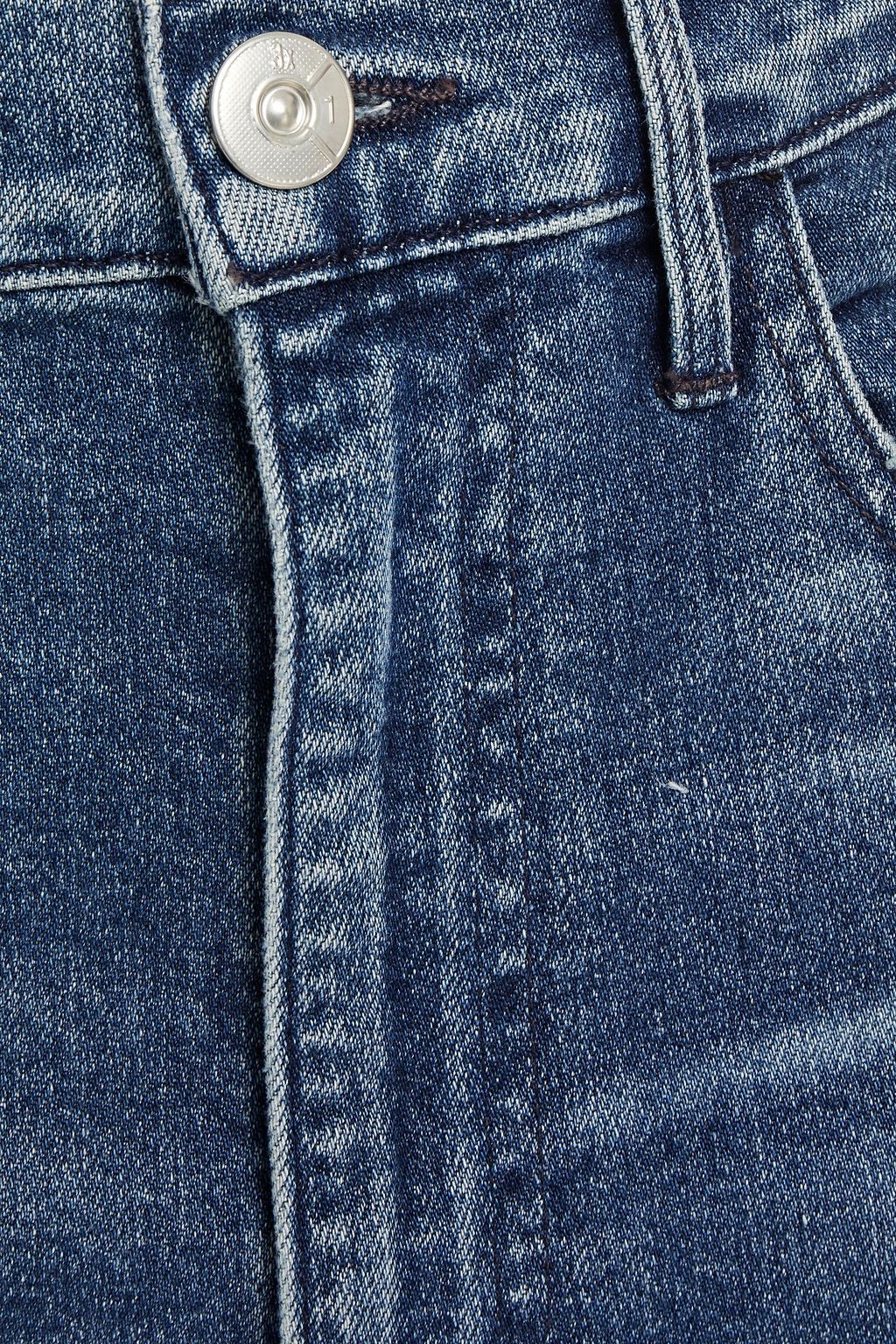 3X1 NYC Cropped distressed boyfriend jeans