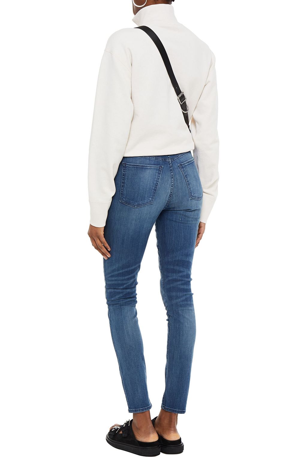 3X1 NYC Poppy faded high-rise skinny jeans