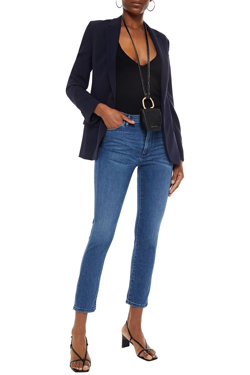 3X1 NYC Channel high-rise skinny jeans
