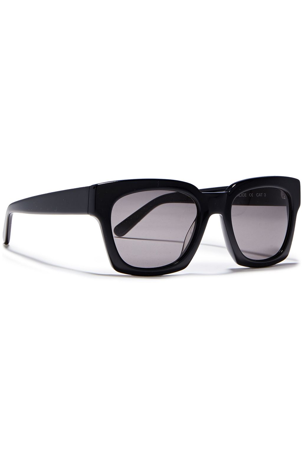 GANNI Alice square-frame tortoiseshell acetate sunglasses