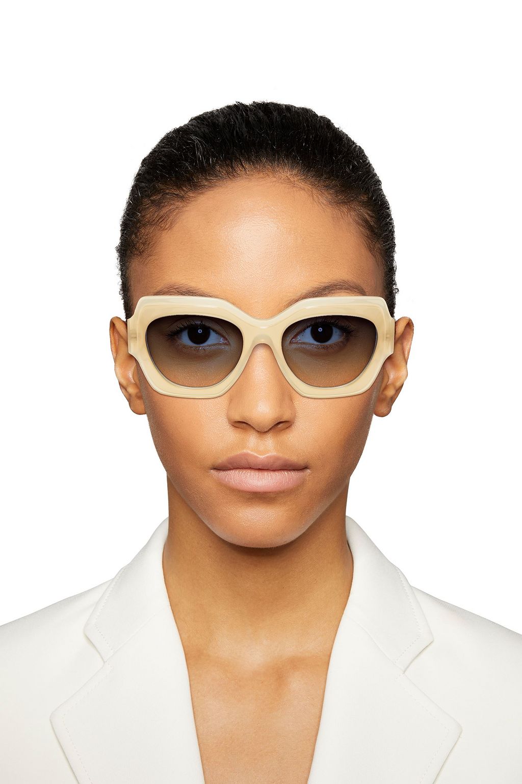 GANNI D-frame acetate sunglasses