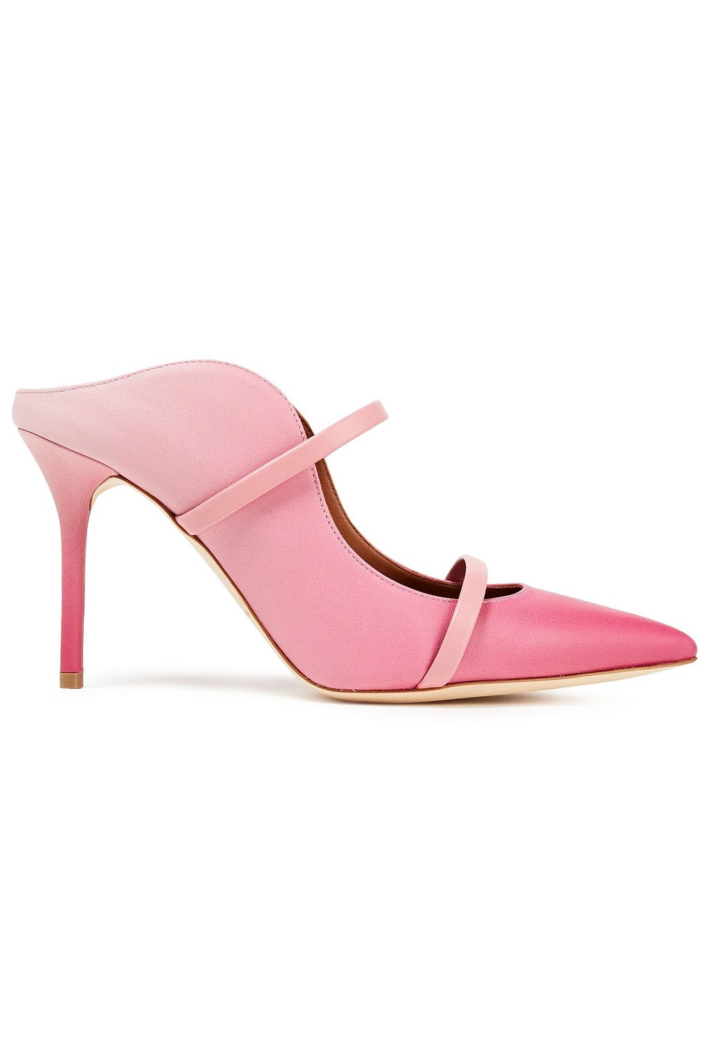 Pink Maureen dégradé leather mules | Sale up to 70% off | THE OUTNET | MALONE  SOULIERS | THE OUTNET