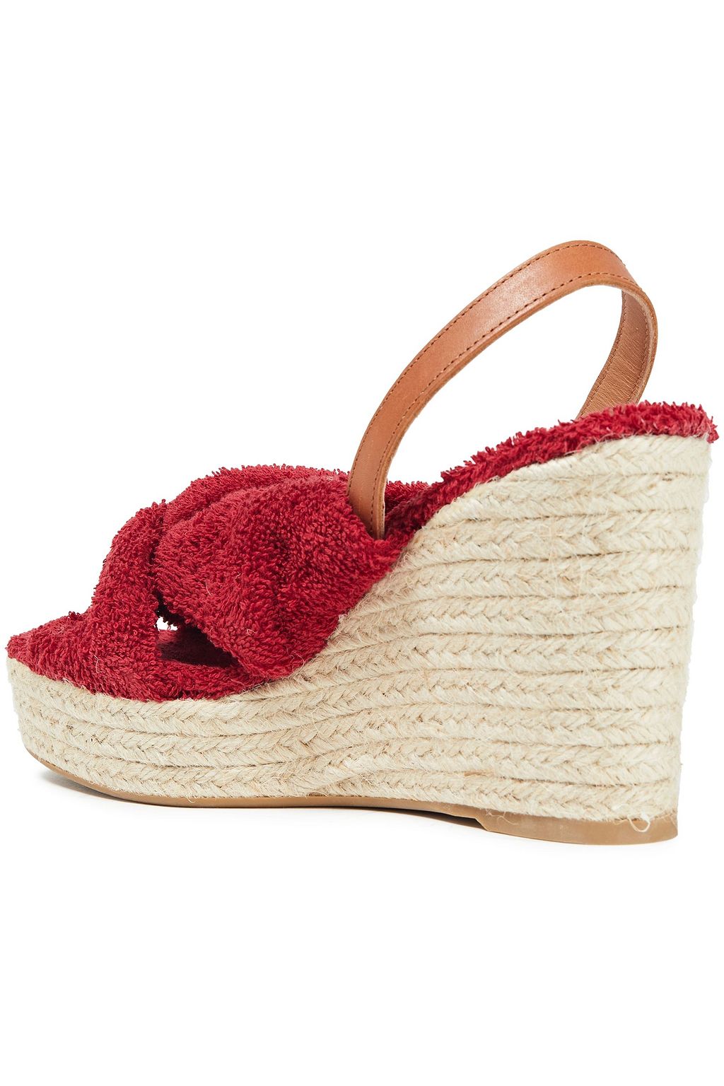 CASTAÑER Fiorella twisted terry espadrille wedge sandals