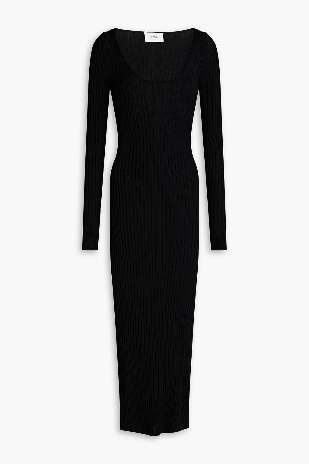 CAES Ribbed-knit midi dress | THE OUTNET