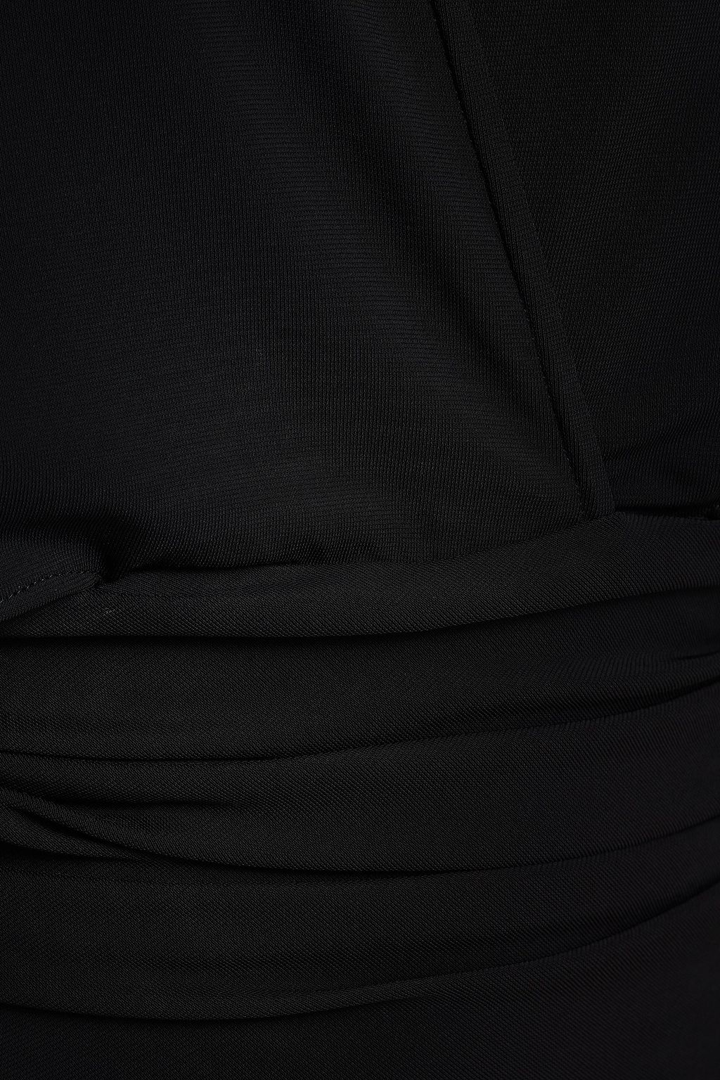 REDEMPTION Cape-effect stretch-jersey wide-leg jumpsuit
