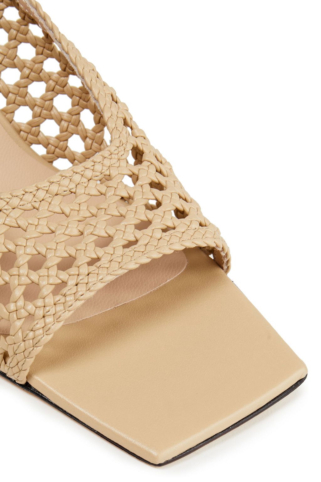 WANDLER Isa woven leather mules