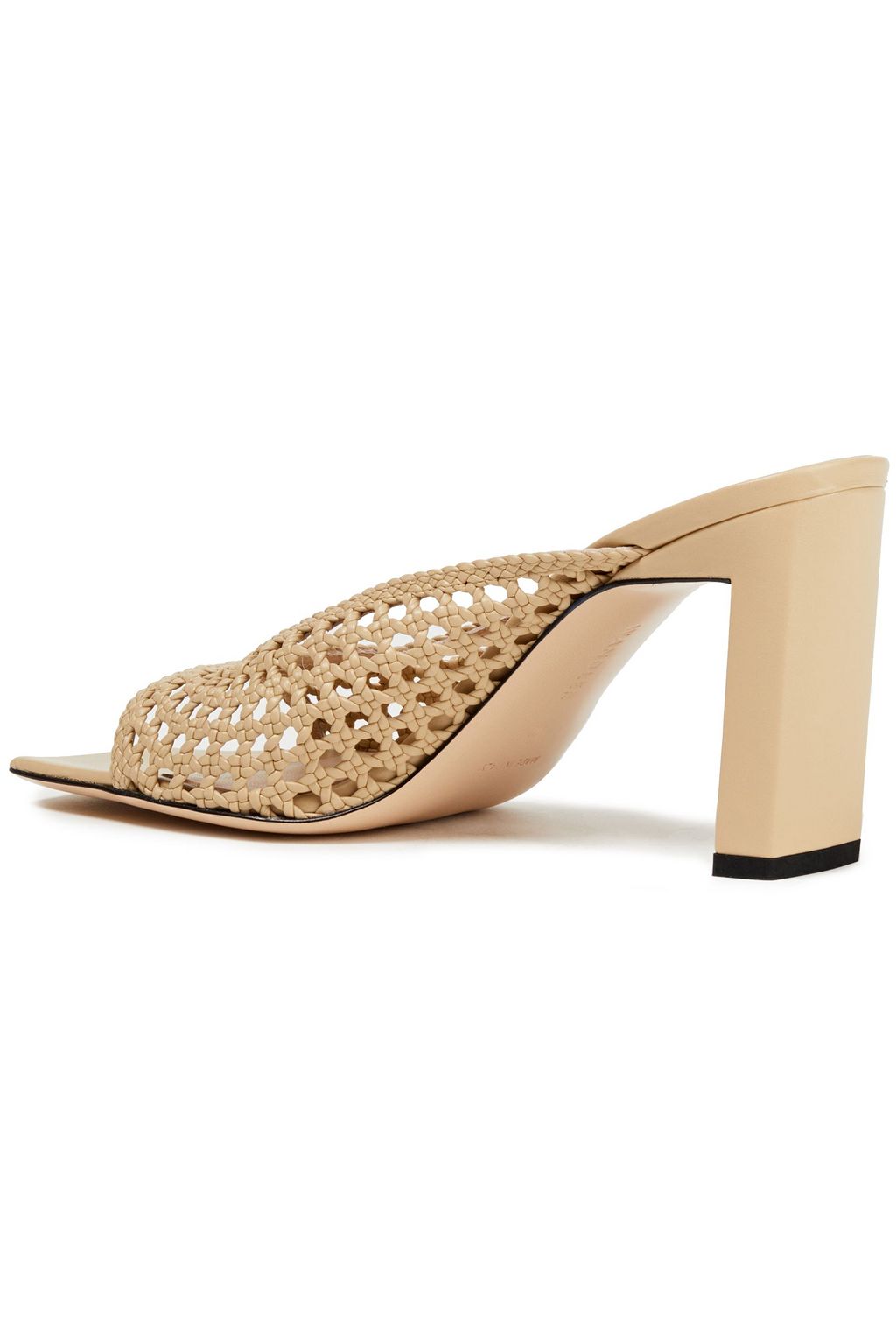 WANDLER Isa woven leather mules