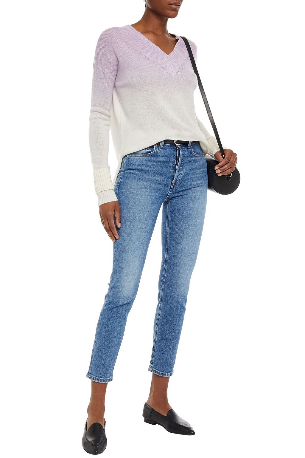 CHARLI Clemmie dégradé cashmere sweater