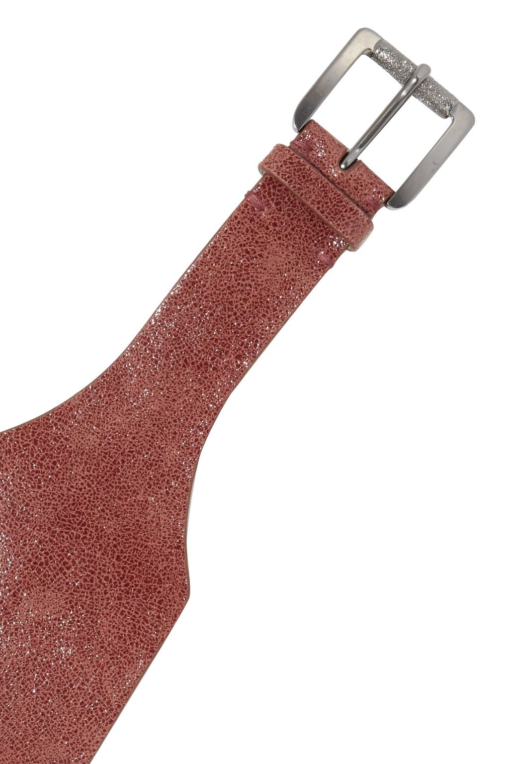 BRUNELLO CUCINELLI Cracked-leather waist belt