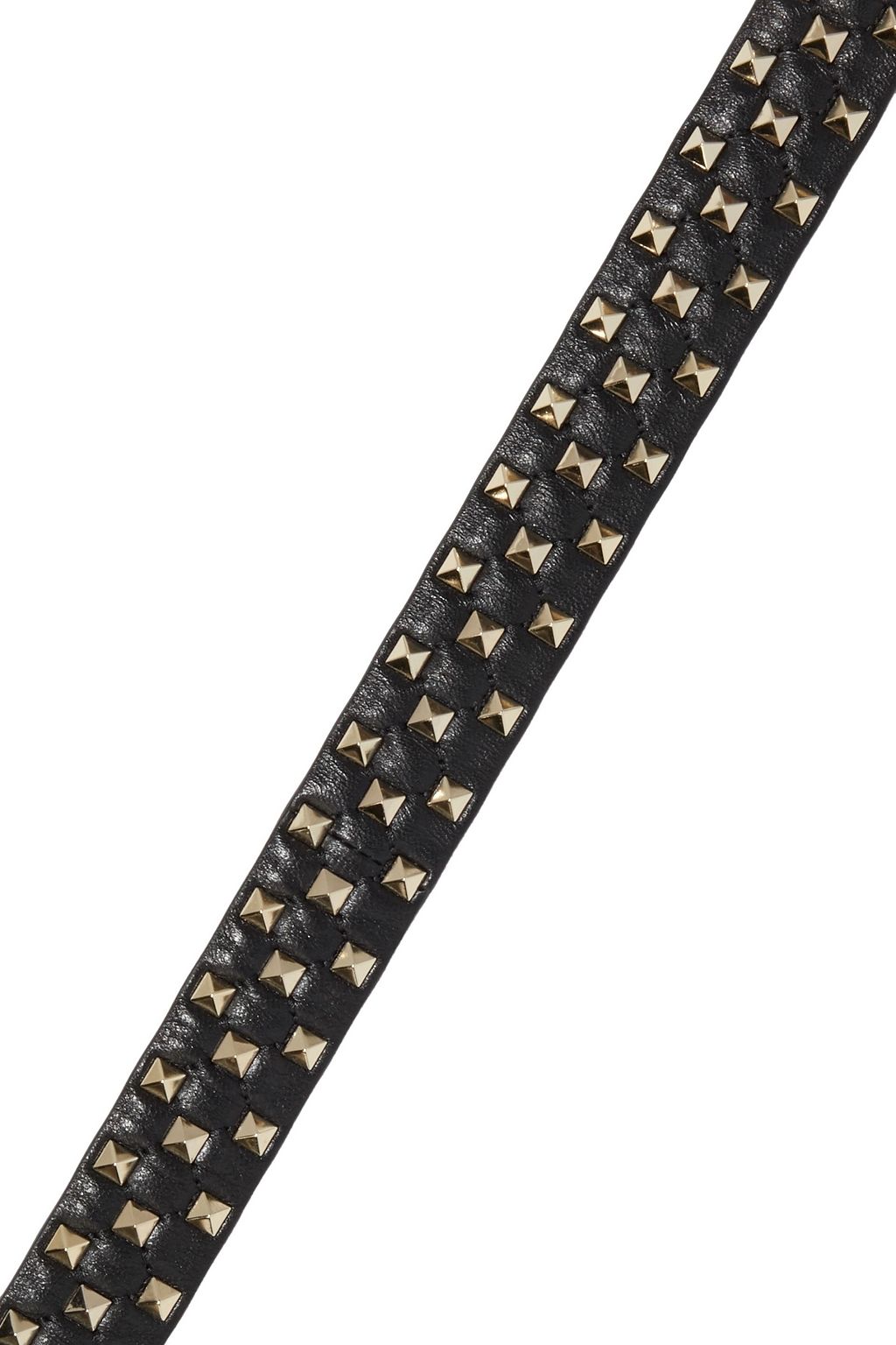 VALENTINO GARAVANI Rockstud Spike quilted leather belt