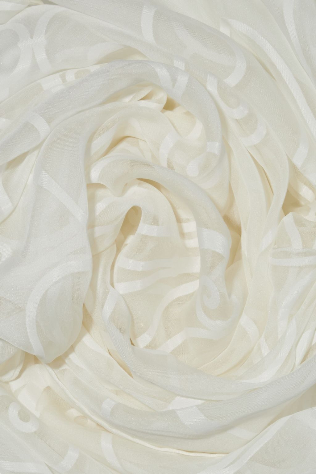 VALENTINO GARAVANI Burnout chiffon scarf