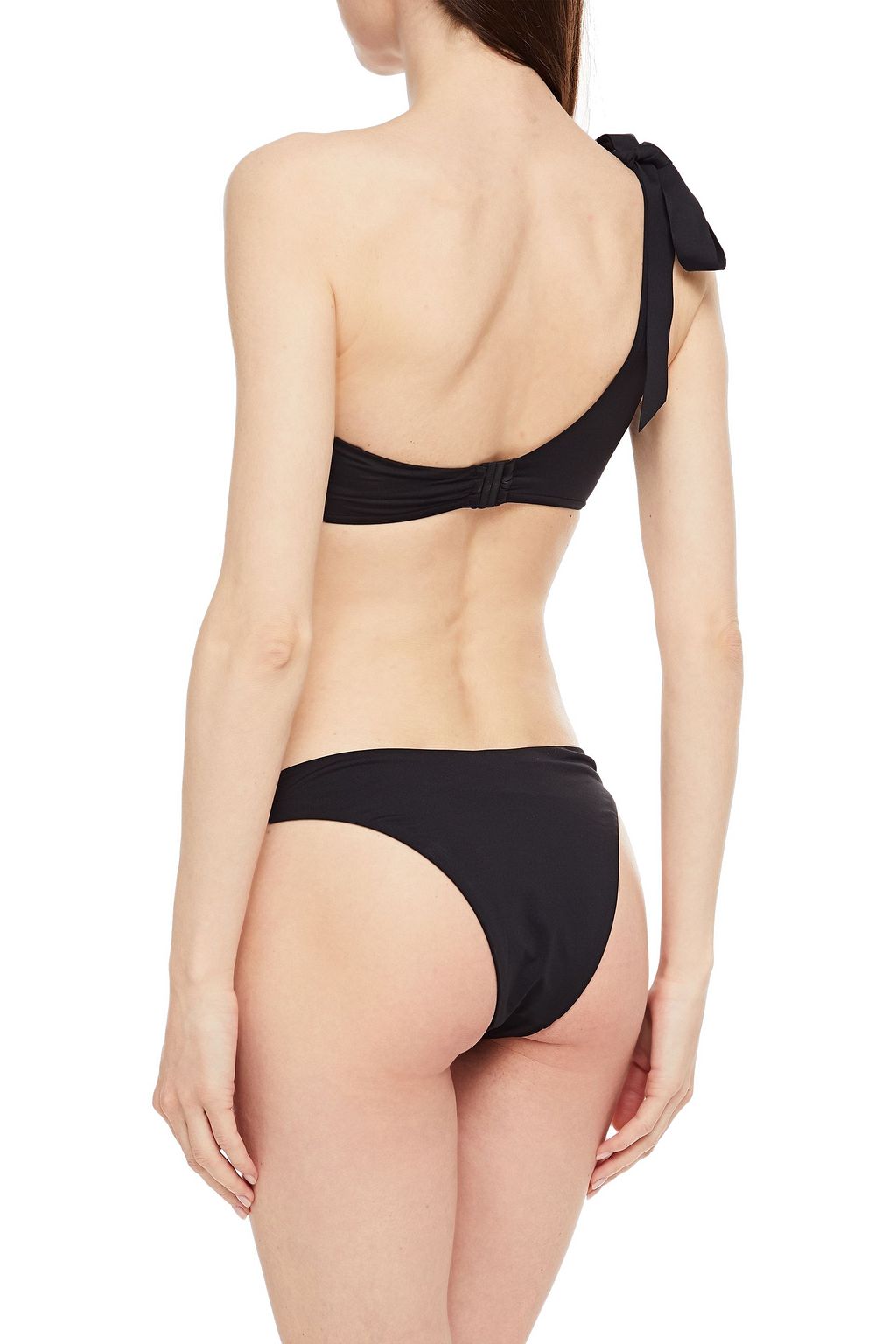 ZIMMERMANN Empire 보우 디테일 컷아웃 원 숄더 비키니