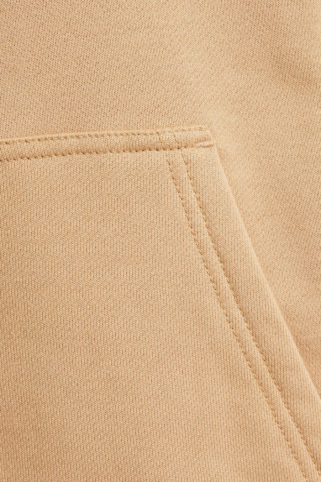 NINETY PERCENT Organic French cotton-terry hoodie