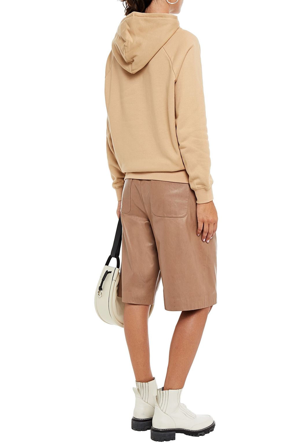NINETY PERCENT Organic French cotton-terry hoodie