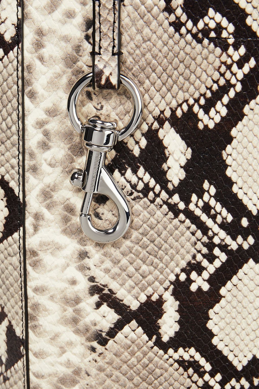 REBECCA MINKOFF Stella snake-effect leather tote