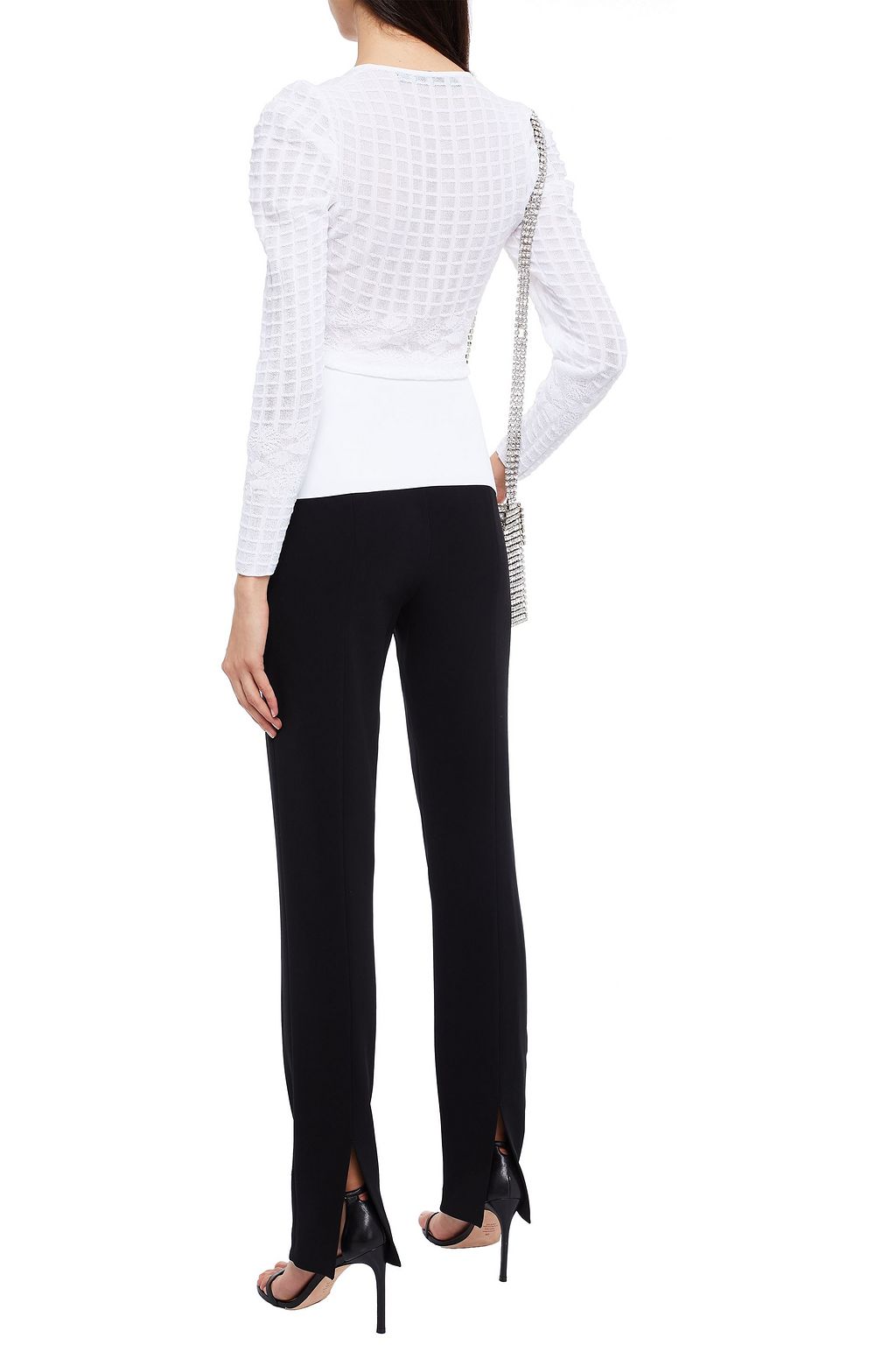 ROLAND MOURET Myra jacquard-knit sweater