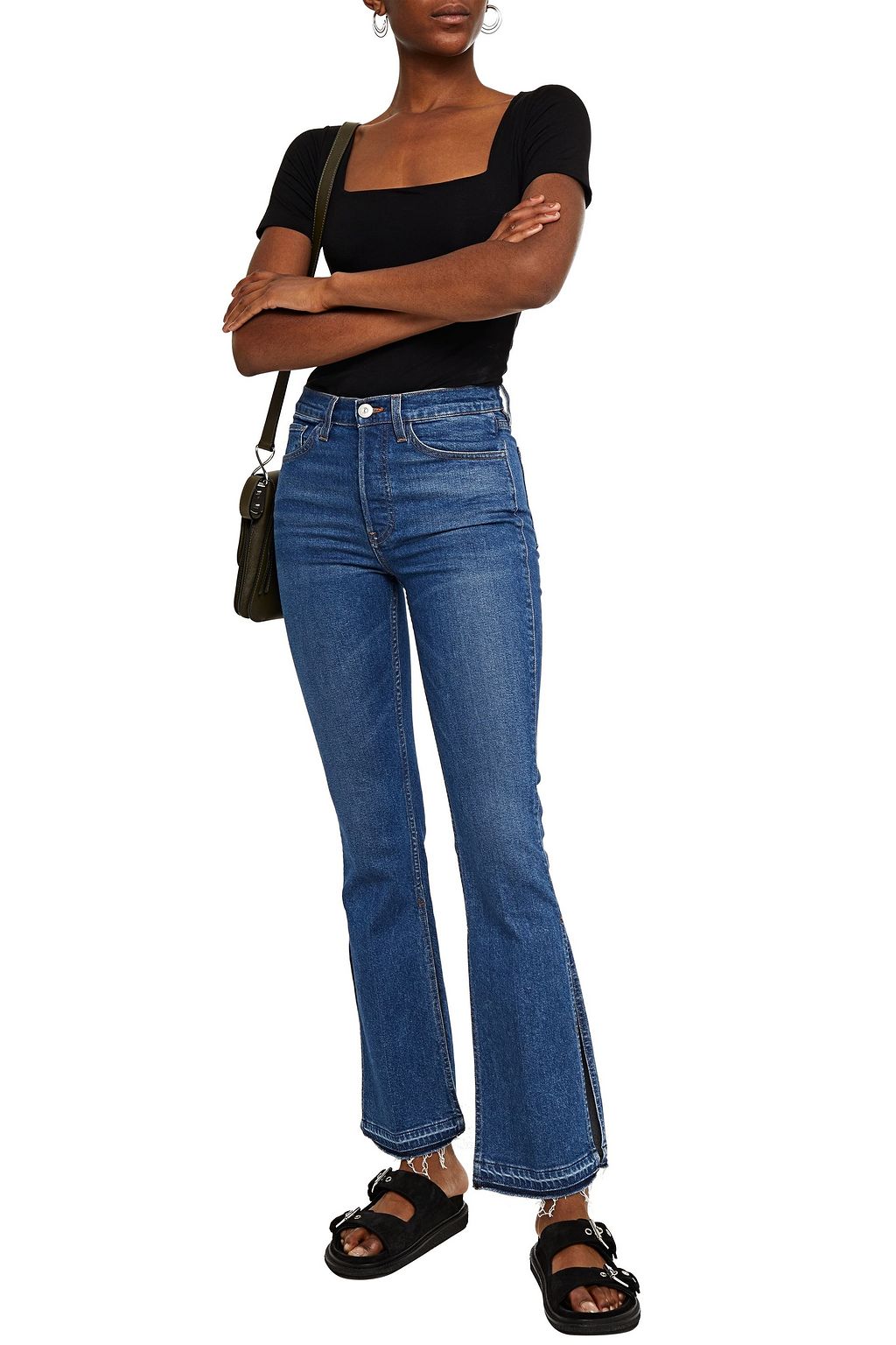 3X1 NYC High-rise flared jeans