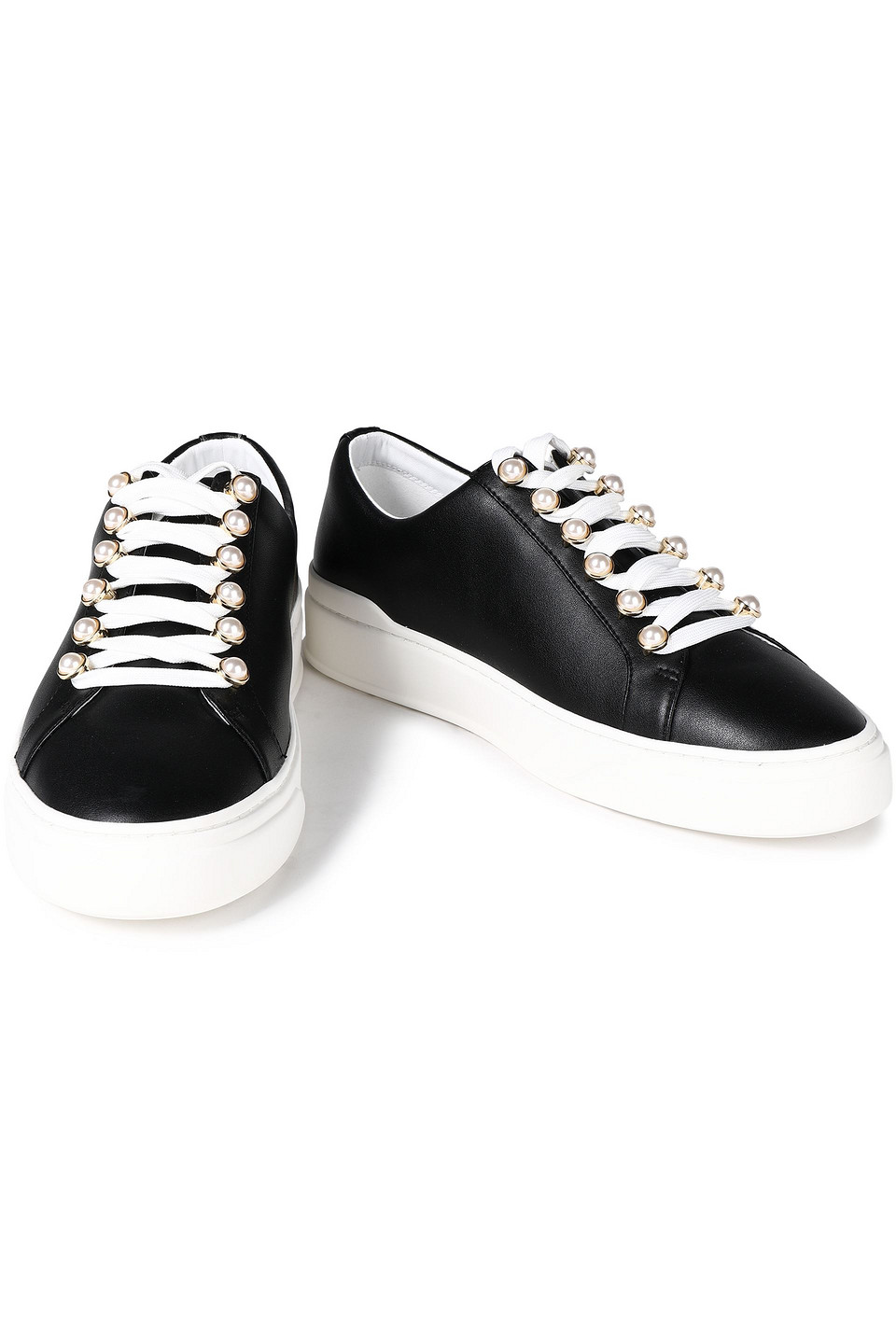 excelsa leather sneaker stuart weitzman