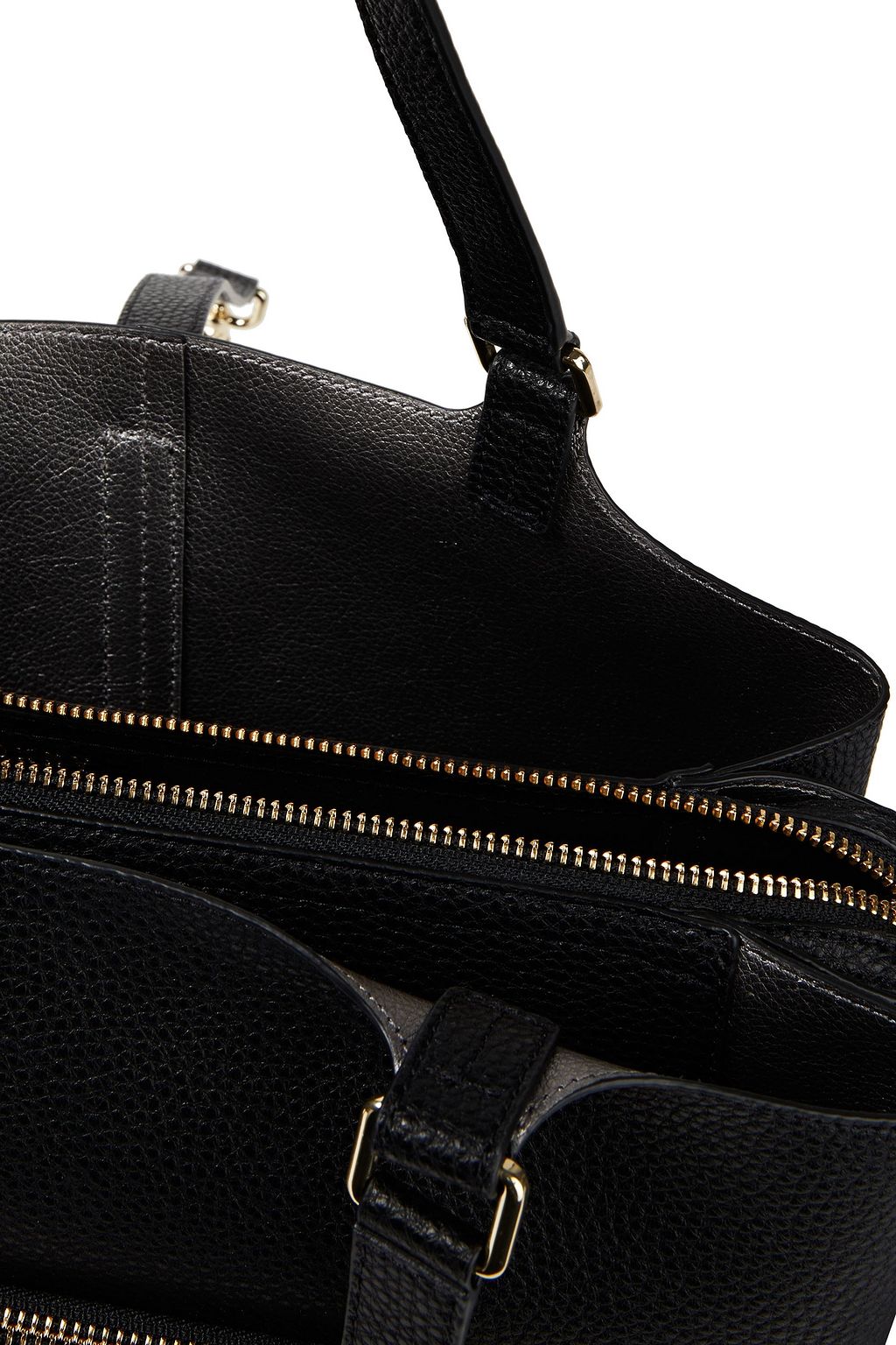 DKNY Perri pebbled-leather tote