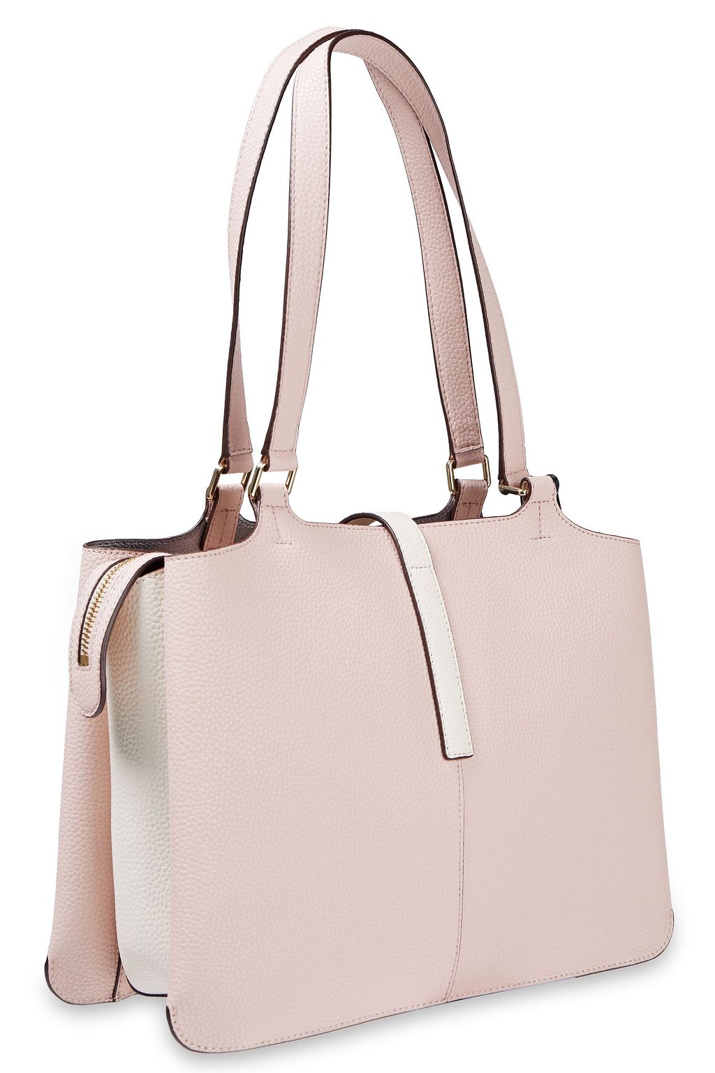 DKNY Perri pebbled-leather tote