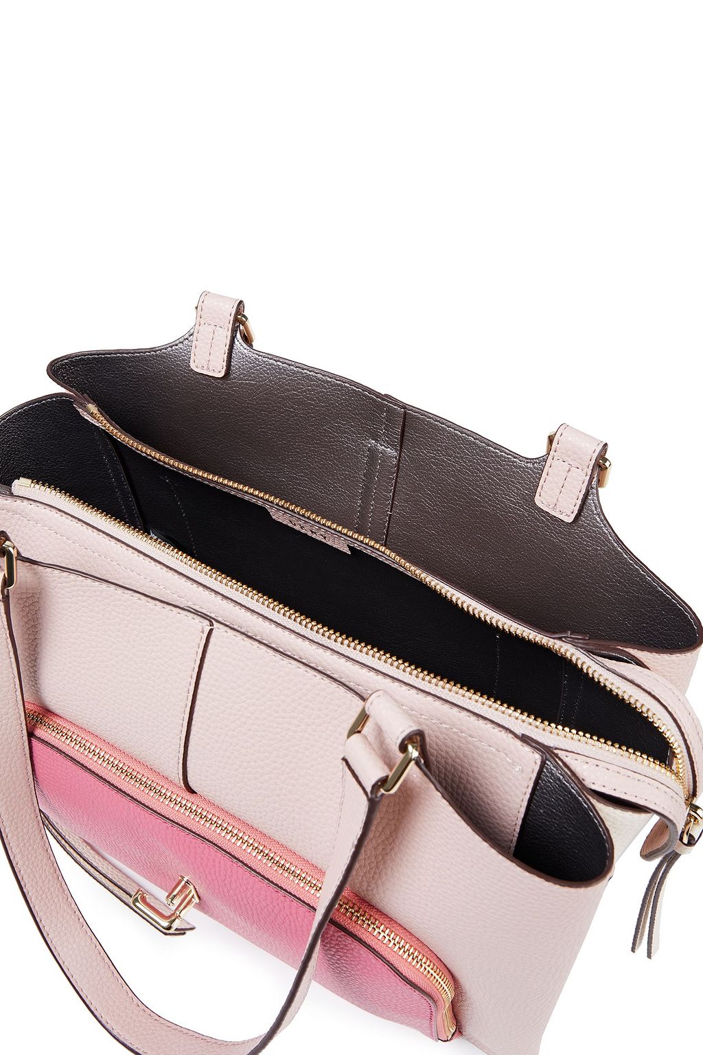 DKNY Perri pebbled-leather tote