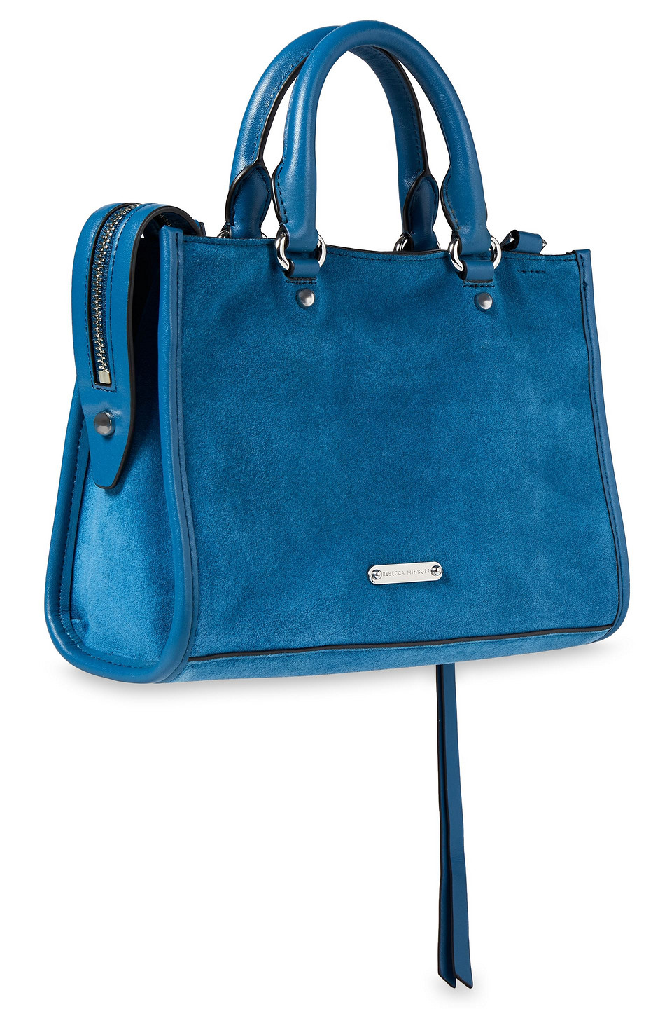 rebecca minkoff suede purse