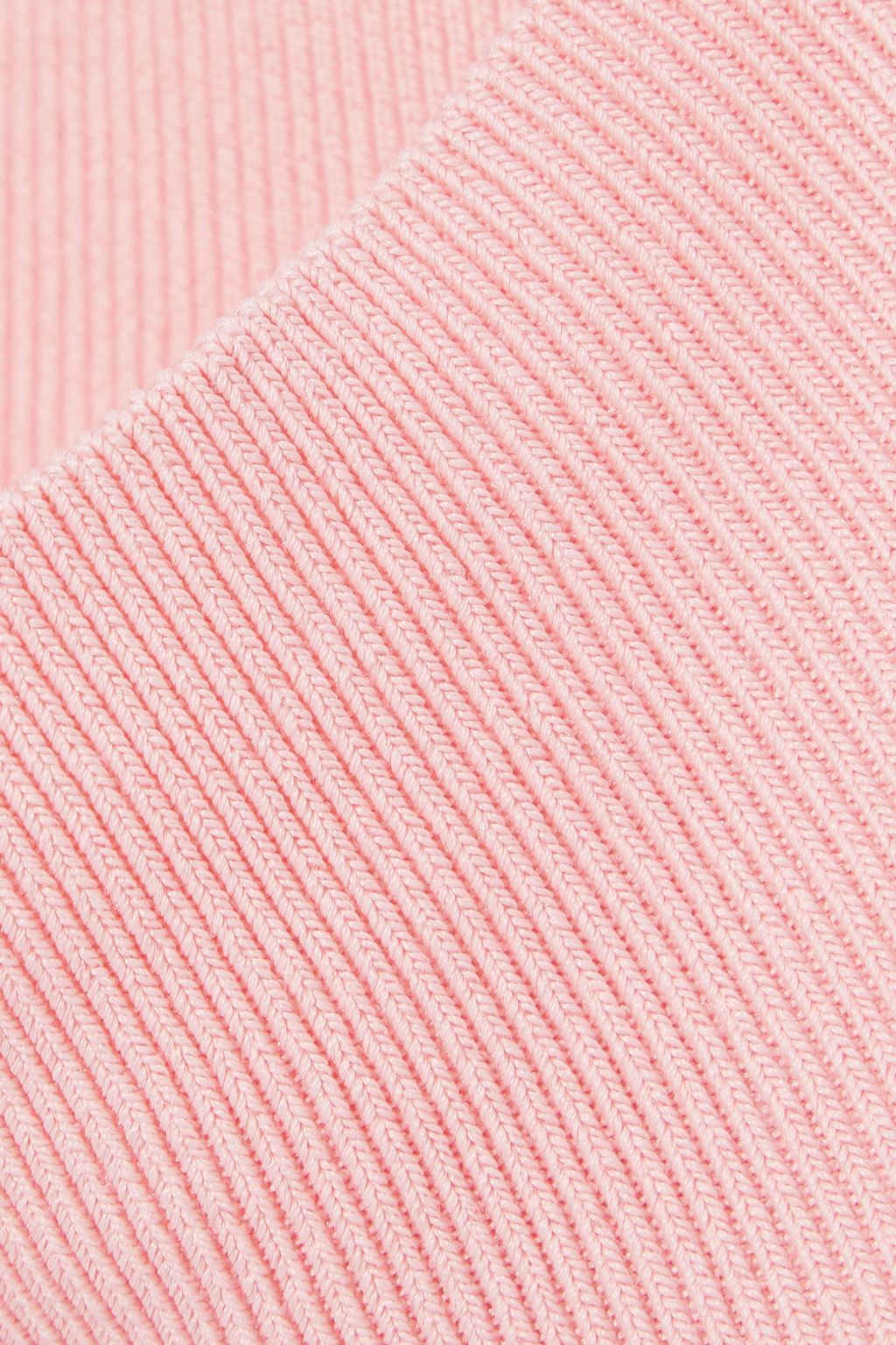 Baby pink Darina stretch-knit turtleneck top | Sale up to 70% off | THE ...