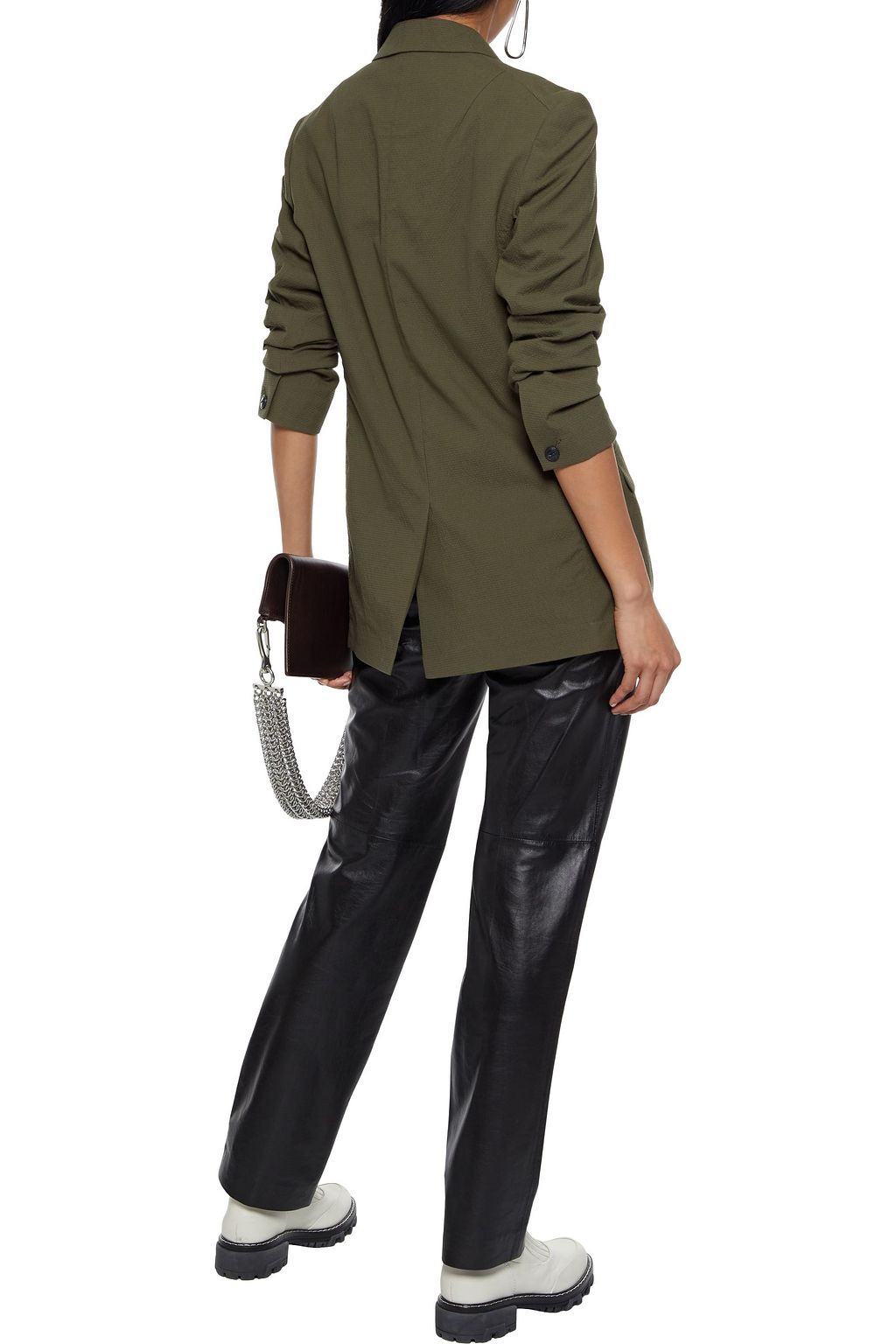 RAG & BONE Ames cotton-blend seersucker blazer