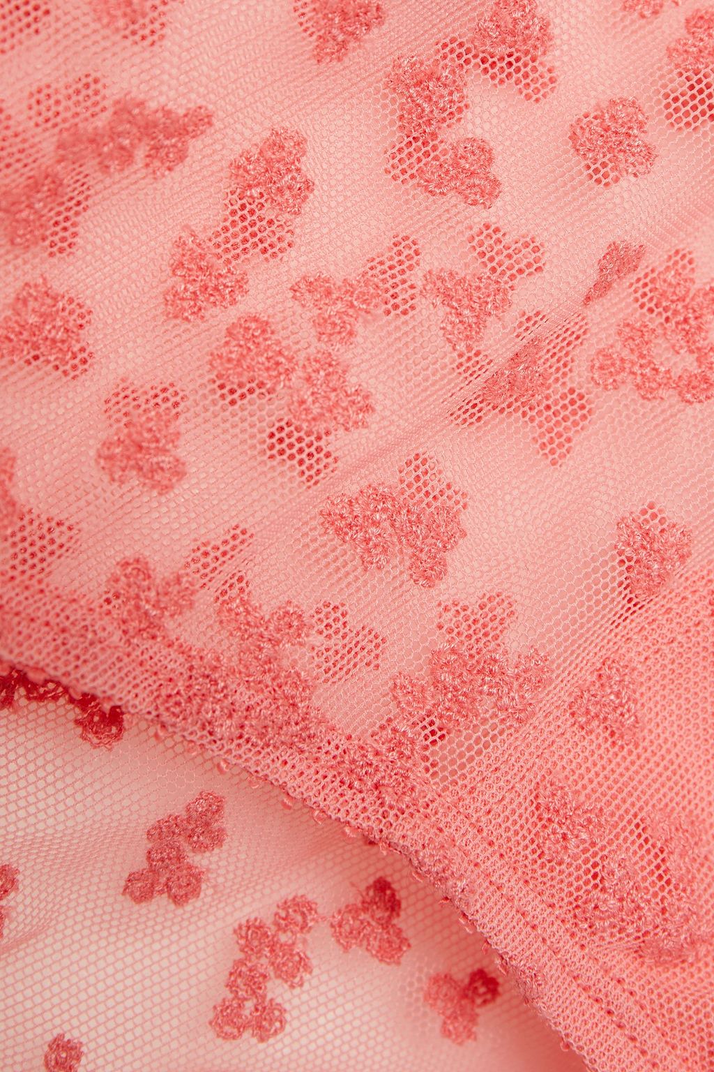 ERES Neige d'Ete Poetique embroidered stretch-tulle mid-rise briefs